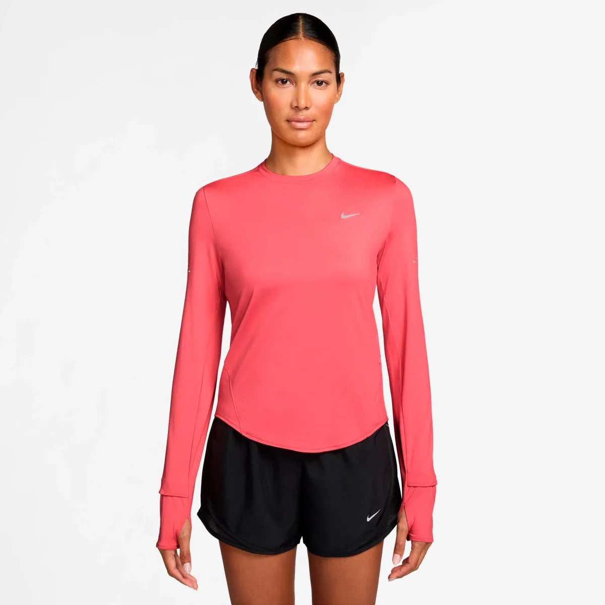 Swift Hardloopshirt Dames - koraal, zilver - Afbeelding 2