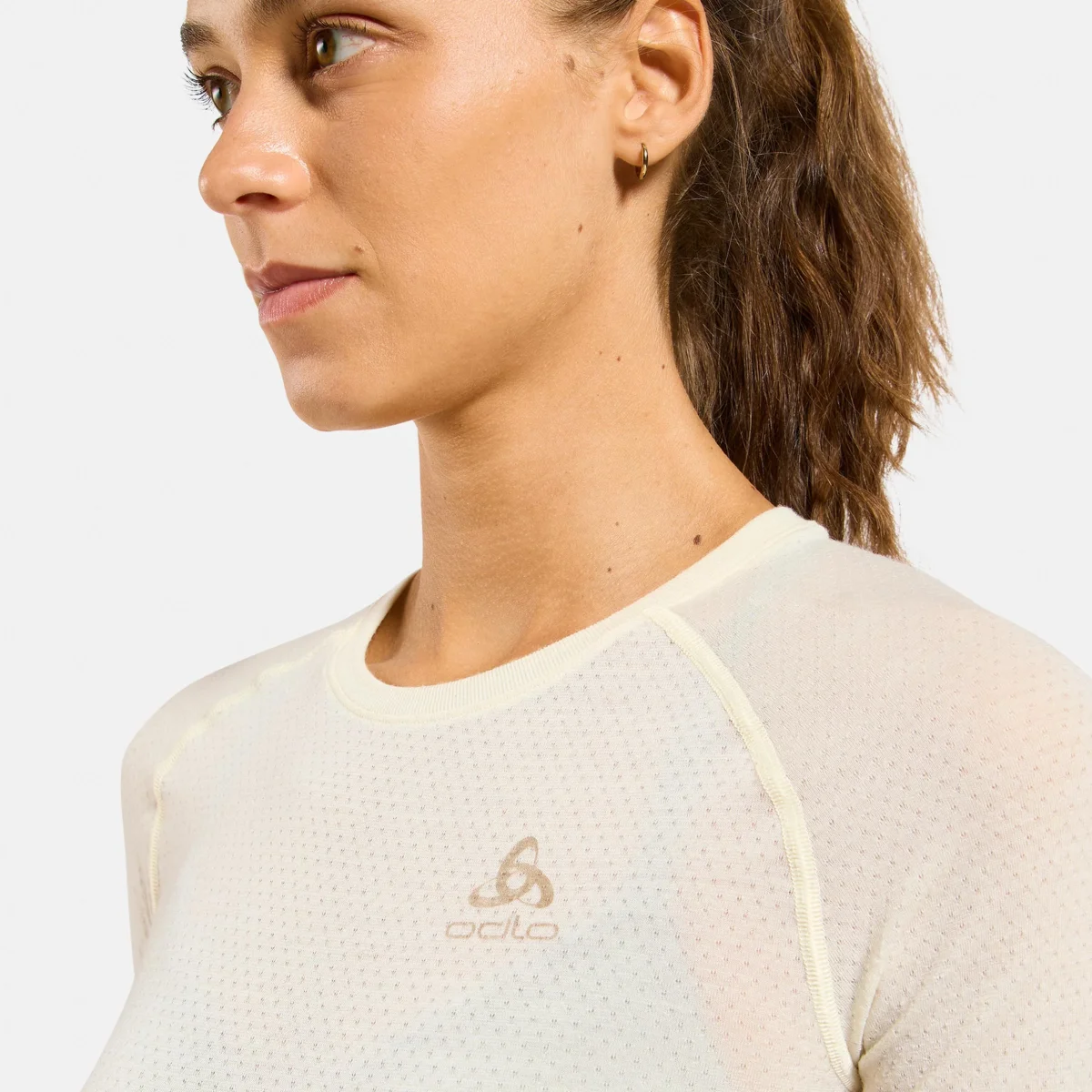 Merino PW 140 Seamless Vest Dames-beige - Afbeelding 6